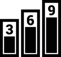 Chart icon symbol image for data statistic analysis illustration vector