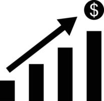 Chart icon symbol image for data statistic analysis illustration vector