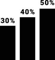 Chart icon symbol image for data statistic analysis illustration vector