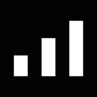 Chart icon symbol image for data statistic analysis illustration vector