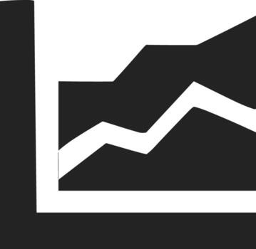 gráfico icono símbolo imagen para datos estadística análisis ilustración vector