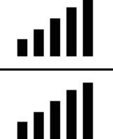 Chart icon symbol image for data statistic analysis illustration vector