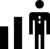 Chart icon symbol image for data statistic analysis illustration vector