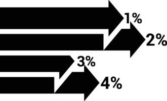 Chart icon symbol image for data statistic analysis illustration vector