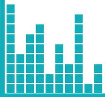Chart icon symbol image for data statistic analysis illustration vector