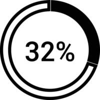 Chart icon symbol image for data statistic analysis illustration vector