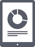 Chart icon symbol image for data statistic analysis illustration vector