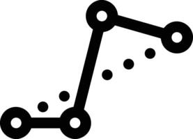 Chart icon symbol image for data statistic analysis illustration vector