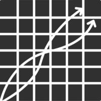 Chart icon symbol image for data statistic analysis illustration vector
