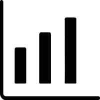 Chart icon symbol image for data statistic analysis illustration vector