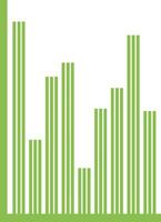 Chart icon symbol image for data statistic analysis illustration vector