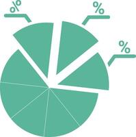 Chart icon symbol image for data statistic analysis illustration vector