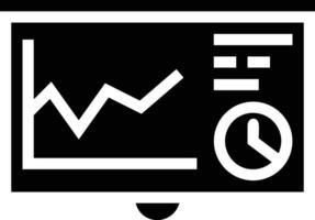 Chart icon symbol image for data statistic analysis illustration vector