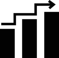 Chart icon symbol image for data statistic analysis illustration vector