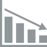 Chart icon symbol image for data statistic analysis illustration vector