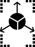 Chart icon symbol image for data statistic analysis illustration vector