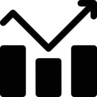 Chart icon symbol image for data statistic analysis illustration vector