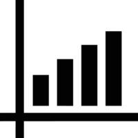 Chart icon symbol image for data statistic analysis illustration vector
