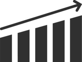 Chart icon symbol image for data statistic analysis illustration vector