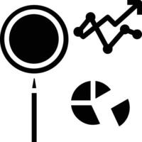 Chart icon symbol image for data statistic analysis illustration vector