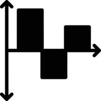 Chart icon symbol image for data statistic analysis illustration vector