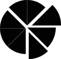 Chart icon symbol image for data statistic analysis illustration vector