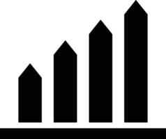 Chart icon symbol image for data statistic analysis illustration vector