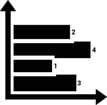 Chart icon symbol image for data statistic analysis illustration