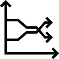 Chart icon symbol image for data statistic analysis illustration vector