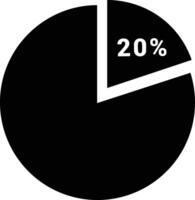 Chart icon symbol image for data statistic analysis illustration vector