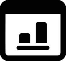 Chart icon symbol image for data statistic analysis illustration vector