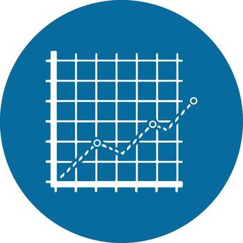 gráfico icono símbolo imagen para datos estadística análisis ilustración vector