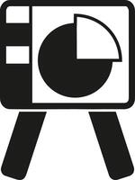 Chart icon symbol image for data statistic analysis illustration vector