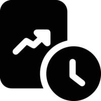 Chart icon symbol image for data statistic analysis illustration vector