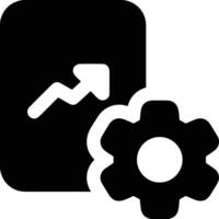 Chart icon symbol image for data statistic analysis illustration vector