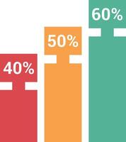 Chart icon symbol image for data statistic analysis illustration vector