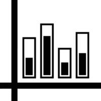 Chart icon symbol image for data statistic analysis illustration vector