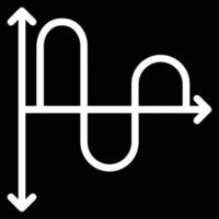Chart icon symbol image for data statistic analysis illustration vector