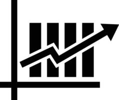 Chart icon symbol image for data statistic analysis illustration vector