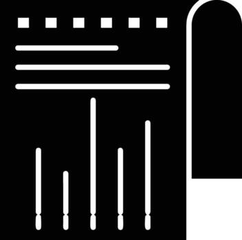 Chart icon symbol image for data statistic analysis illustration vector