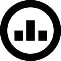 Chart icon symbol image for data statistic analysis illustration vector