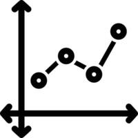 Chart icon symbol image for data statistic analysis illustration vector