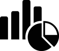 Chart icon symbol image for data statistic analysis illustration vector