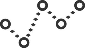Chart icon symbol image for data statistic analysis illustration vector