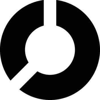 Chart icon symbol image for data statistic analysis illustration vector