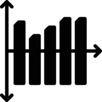 Chart icon symbol image for data statistic analysis illustration vector