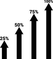 Chart icon symbol image for data statistic analysis illustration vector