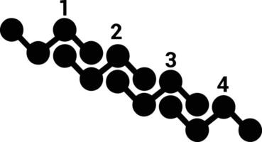 Chart icon symbol image for data statistic analysis illustration vector