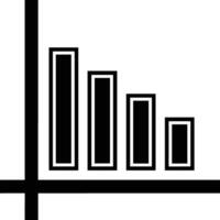 Chart icon symbol image for data statistic analysis illustration vector