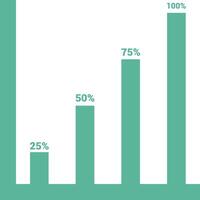 Chart icon symbol image for data statistic analysis illustration vector